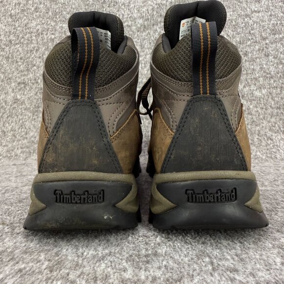 ✅Timberland Mt. Maddsen Mid Mens 11 Waterproof Hiking Boots Brown Leather Shoes - Picture 5 of 12
